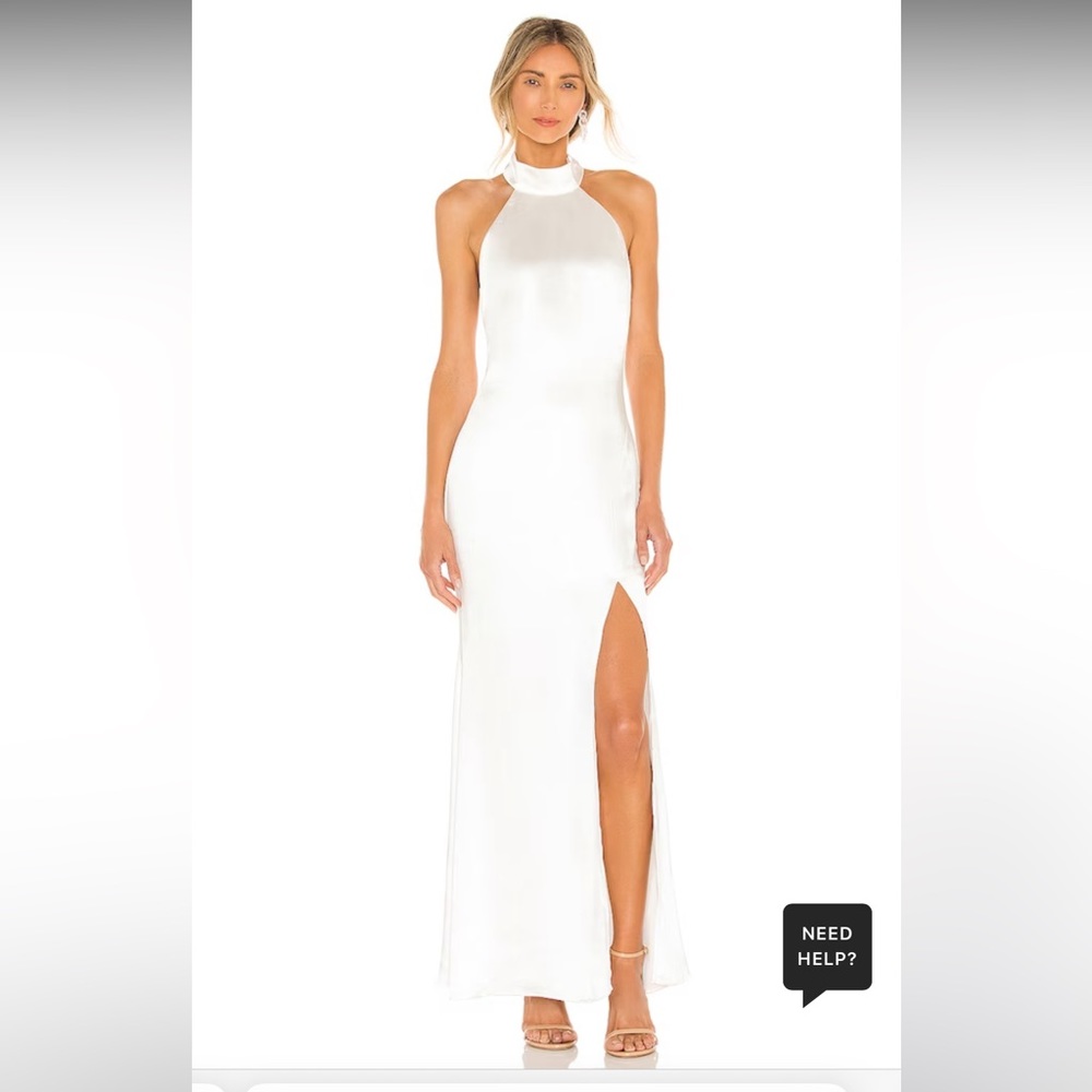 Elliatt White Backless Dress